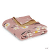 Petel Pink 100% Cotton Knitted All Season AC Blanket 0- 2 years