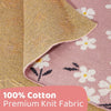Petel Pink 100% Cotton Knitted All Season AC Blanket 0- 2 years