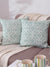 Aqua Angles Cushion Cover, Blue