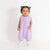 Lilac Cloud Cotton Baby Romper- Lilac