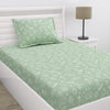 Foliage Fantasy Percale 210 TC Single Flat Bedsheet
