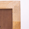 Abstract Grain Photo Frame- Natural Wood