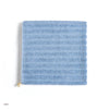 100% Cotton Allure Zero Twist Bath Towel- Pack Of 2 - (Beige, Dusty Blue)