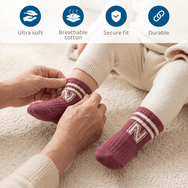 Nifty Trio Socks Pack of 3 | 1-3Years & 3-5Years