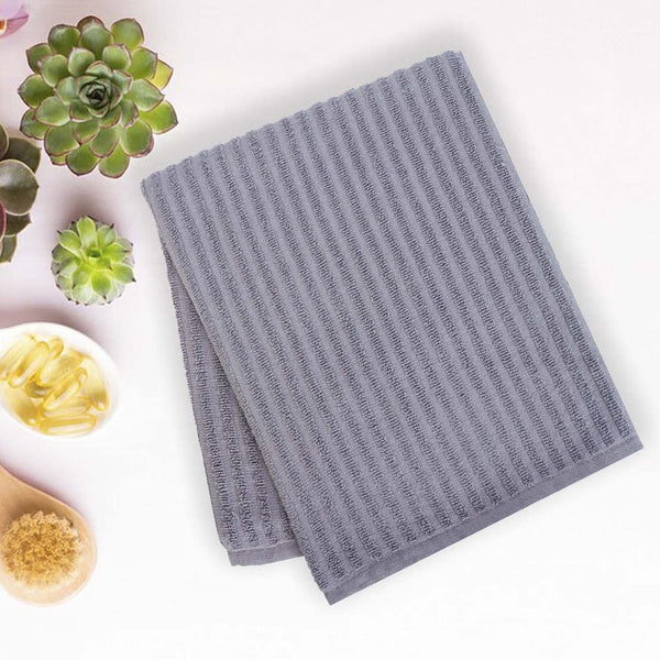 Pink & Grey 100% Cotton Kids Bath Towel 0- 5 years