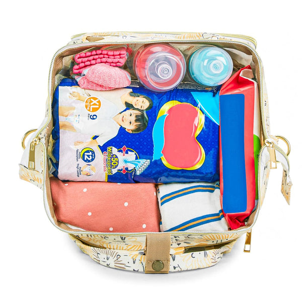 Roarsome, Art on Canvas - Chic Diaper Bag Backpack for New Parents (Capacity - 20L)