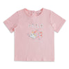 100% Cotton Half Sleeve Girl T-Shirt, Peach