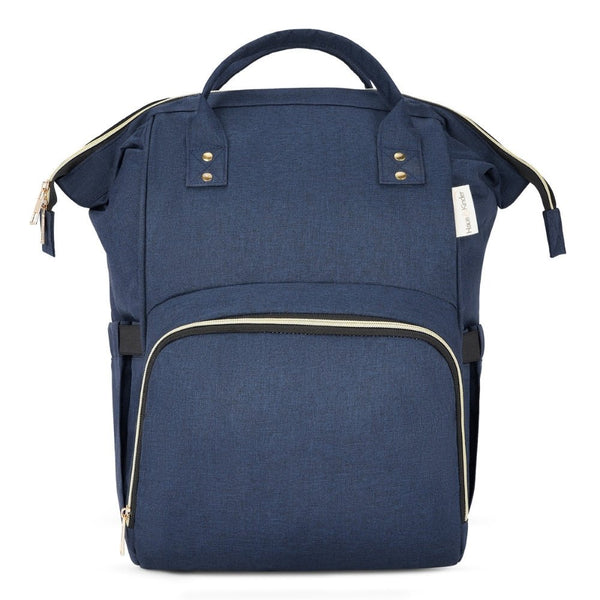 Navy Chic Diaper Bag Backpack (Capacity - 20L)