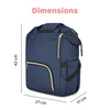 Navy Chic Diaper Bag Backpack (Capacity - 20L)