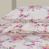 Greek Garden Romance, 100% Cotton King Size Bedsheet, 144 TC, Orange