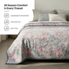 Moments 100% Cotton Reversible Double Dohar Set Of 1, Grey