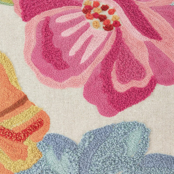 Embroidered Decorative Cushion Cover, Bold Sham