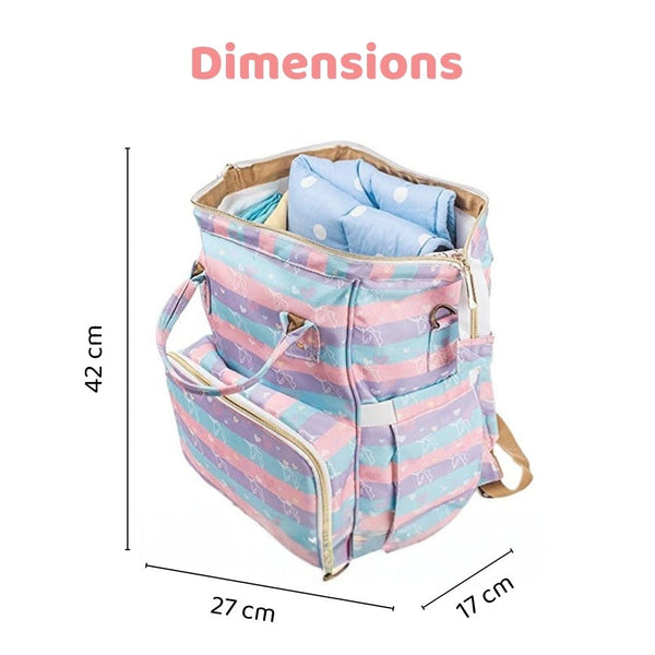 Unicorn, Art on Canvas - Chic Diaper Bag Backpack for New Moms