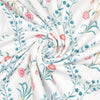 Pink Blossom Reversible AC Blanket - Pink & Blue