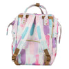 Color Splash, Art on Canvas - Chic Diaper Bag Backpack for New Moms