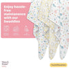 Animal Arcade Collection 100% Cotton Muslin Swaddle Pack Of 3
