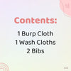 Vitamin Sea 100% Cotton Baby Essentials pack 0-4 Months