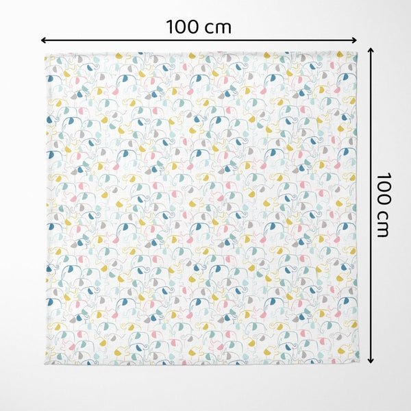 Animal Arcade Collection 100% Cotton Muslin Swaddle Pack Of 3