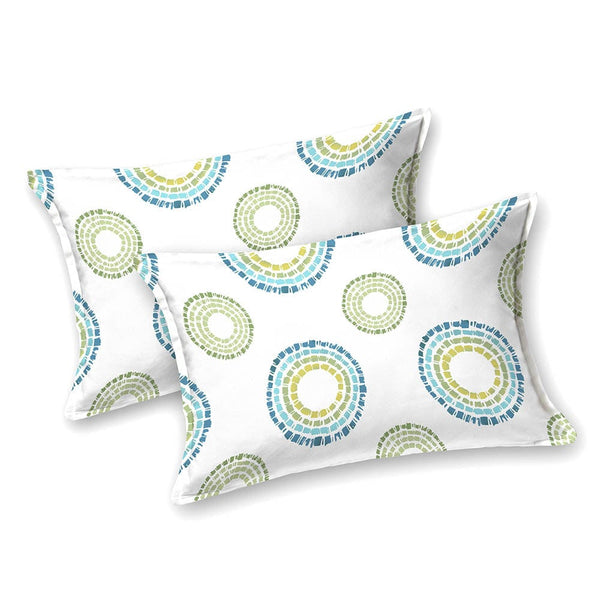 Radiant Circles 100% Cotton King Bedsheet, 144 TC