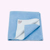 Waterproof Quick Dry Sheet for Baby, Sky & Navy Blue, Pack of 2