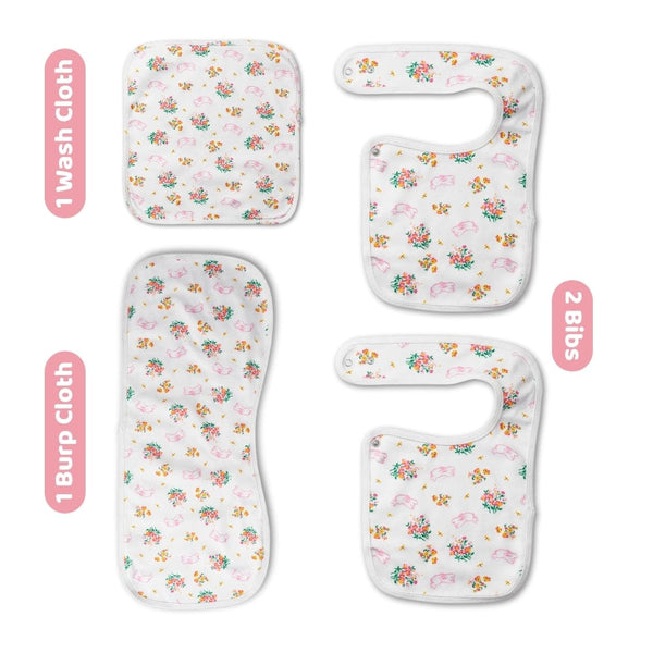 Hippity Hop 100% Cotton Baby Essentials pack 0-4 Months