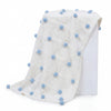 Whimsical Pom Pom 100%cotton knitted Summer AC blanket 0- 3 years