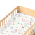 Scarlet in garden 100% Cotton Fitted Crib Sheet 0 - 1 years