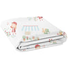 Scarlet in garden 100% Cotton Fitted Crib Sheet 0 - 1 years
