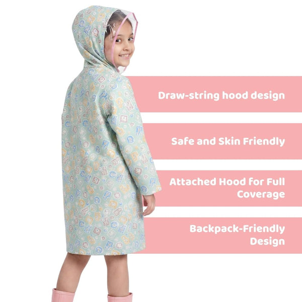 Safari Stamps Raintcoat With a Hood (6-10Yr)