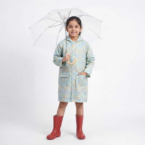 Safari Stamps Raintcoat With a Hood (6-10Yr)
