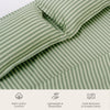Tokiwairo Stripe 100% Cotton Double Bedsheet, 186TC