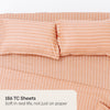 Kohaku Stripe, 100% Cotton King Size Bedsheet, 186 TC