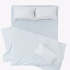 Ruri Stripe, 100% Cotton King Size Bedsheet, 186 TC