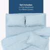 Seiran Stripe 100% Cotton Double Bedsheet, 186TC