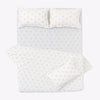 Kohana Stripe 100% Cotton Double Bedsheet, 186TC