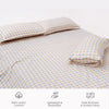 Awairo Check 100% Cotton Double Bedsheet, 186TC