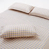 Awairo Check 100% Cotton Double Bedsheet, 186TC