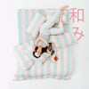 Nagomi Stripe 100% Cotton Double Bedsheet, 186TC