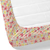 Sunlit Blossom Meadow Single Fitted Size Bedsheet, 186 TC