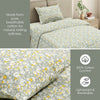 Verdant Whispers of Giverny Single Flat Size Bedsheet, 186 TC