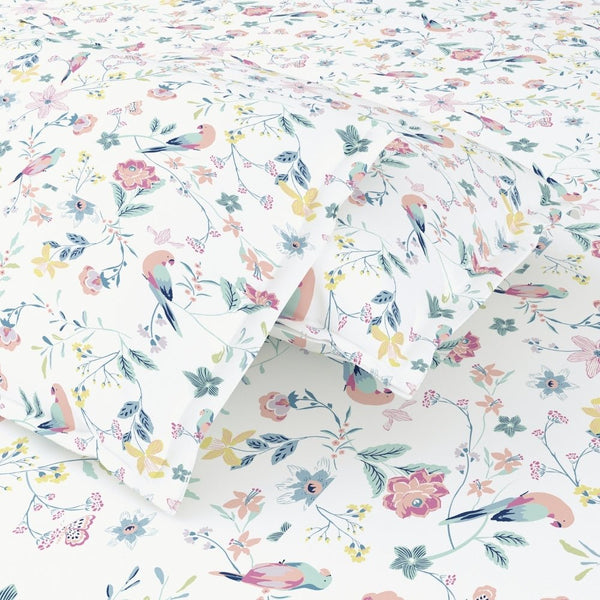 Exotic Wings, 100% Cotton King Bedsheet, 186 TC