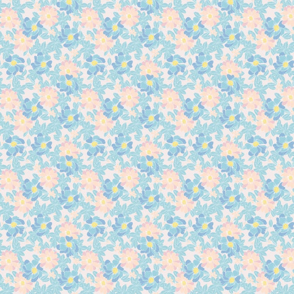 Petal Veil 100% Combed Cotton 144 TC King Flat Bedsheet