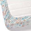 300 TC Satin Royale Bedsheet Aurelia Petals, Multicolor