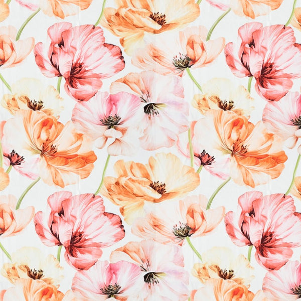 300 TC Satin Royale Bedsheet Seraphine Blossom, Multicolor