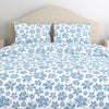 Bluebell Whisper 100% Cotton Double Size Bedsheet, 144 TC