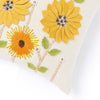 Ochre Spire Embroidered Cushion Cover Pack of 1,Mustard