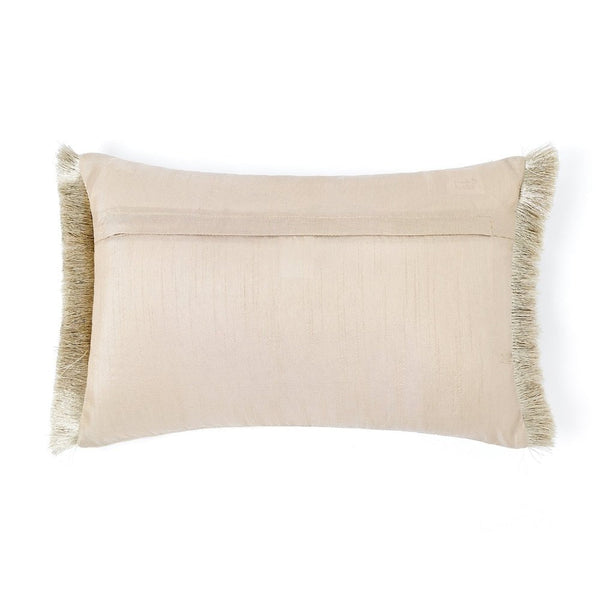 Meadowbrook Wing Embroidered Cushion Cover Pack of 1, Beige