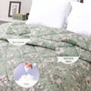 Garden Grace Printed Double Size Comforter, Sage Green