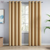 Blackout Solid With Embossed Design Earthveil Pack Of 2 Curtain, Beige