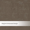 Blackout Solid With Embossed Design Earthveil Pack Of 2 Curtain, Metal Grey